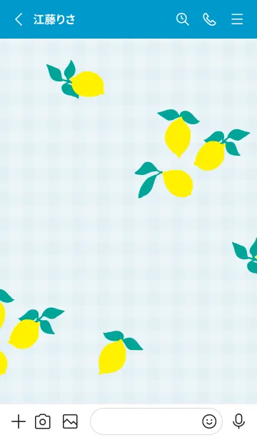 [LINE着せ替え] レモン シンプルかわいい13の画像2