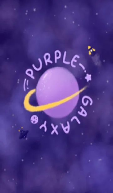 [LINE着せ替え] My Purple Galaxyの画像1