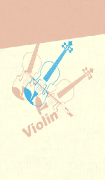 [LINE着せ替え] Violin 3カラー ミヨゾティの画像1