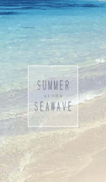 [LINE着せ替え] SUMMER-BLUE SEA WAVE 35の画像1