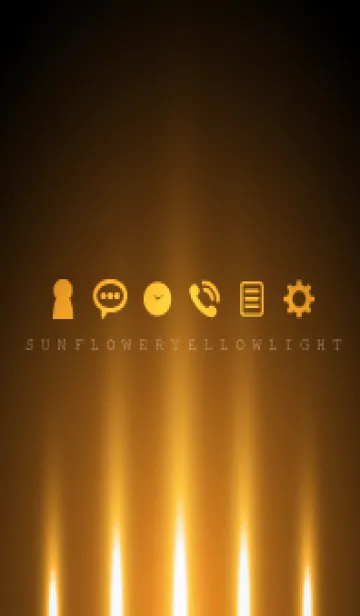 [LINE着せ替え] SUNFLOWER YELLOW LIGHT 2の画像1