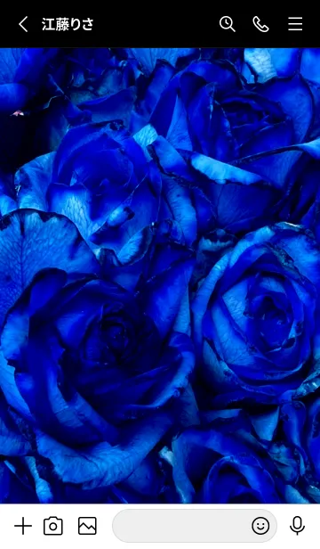 [LINE着せ替え] BLUE ROSE - MEKYM 7の画像2