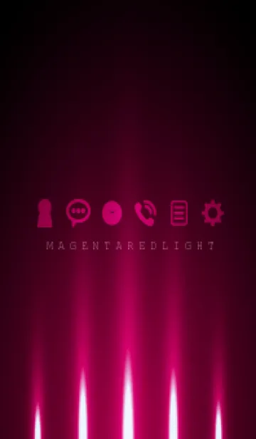 [LINE着せ替え] MAGENTA RED LIGHT 2の画像1