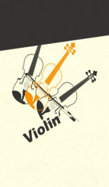 [LINE着せ替え] Violin 3カラー ゴールデンオレンジの画像1