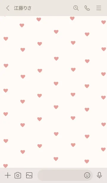 [LINE着せ替え] pattern_heart :milkypinkの画像2