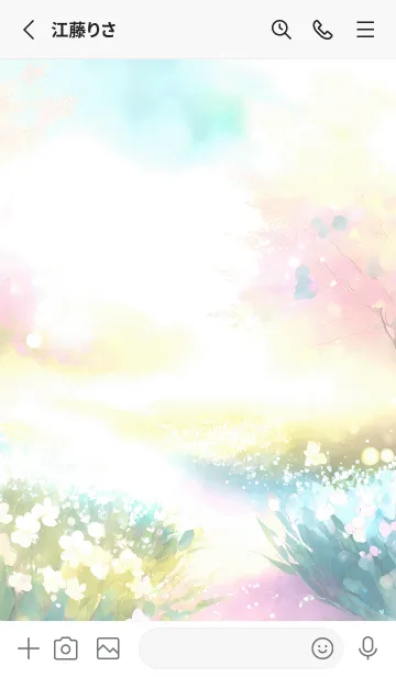 [LINE着せ替え] 優美な春の風景の着せかえ(Spring-298)の画像2