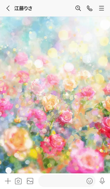 [LINE着せ替え] 薔薇(バラ)の花の着せかえ(R3617)の画像2