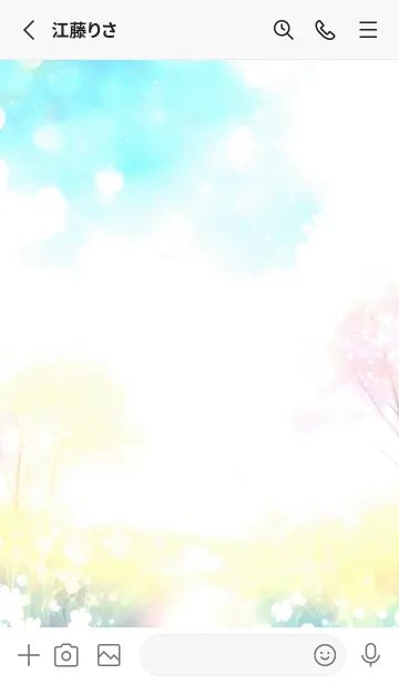 [LINE着せ替え] 優美な春の風景の着せかえ(Spring-301)の画像2