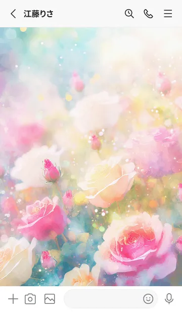 [LINE着せ替え] 薔薇(バラ)の花の着せかえ(R3618)の画像2