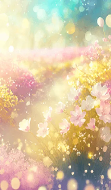 [LINE着せ替え] 優美な春の風景の着せかえ(Spring-302)の画像1