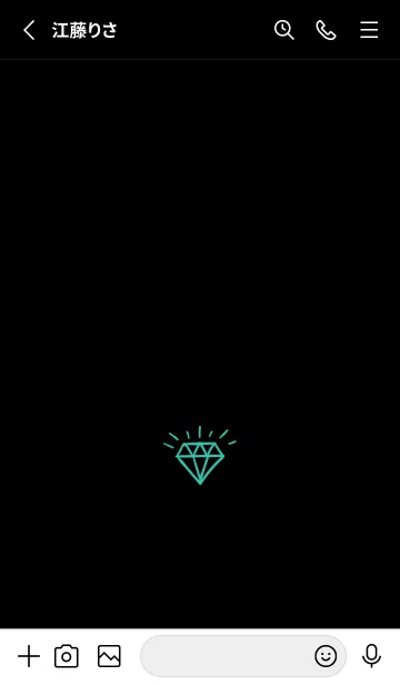 [LINE着せ替え] ミニ ダイヤモンド 14の画像2