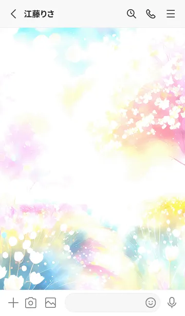 [LINE着せ替え] 優美な春の風景の着せかえ(Spring-303)の画像2