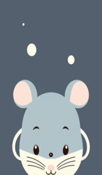 [LINE着せ替え] 快適な良い一日 可愛い小さなマウス 1HLdVの画像1