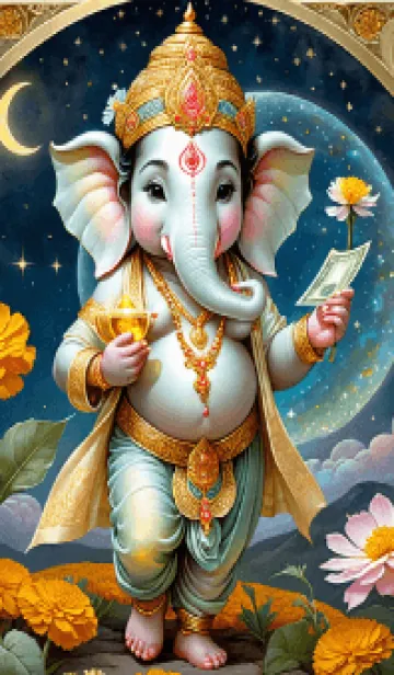 [LINE着せ替え] Ganesha For work & Rich Theme (JP)の画像1