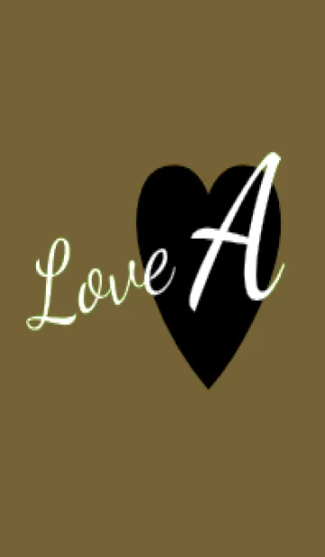 [LINE着せ替え] ラブ イニシャル ”A” 17の画像1