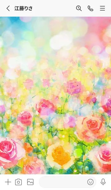 [LINE着せ替え] 薔薇(バラ)の花の着せかえ(R3621)の画像2