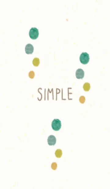 [LINE着せ替え] 丸 水彩 くすみカラーの画像1