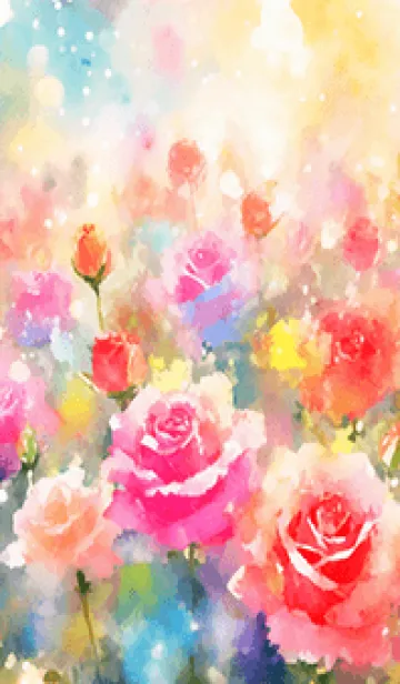 [LINE着せ替え] 薔薇(バラ)の花の着せかえ(R3630)の画像1