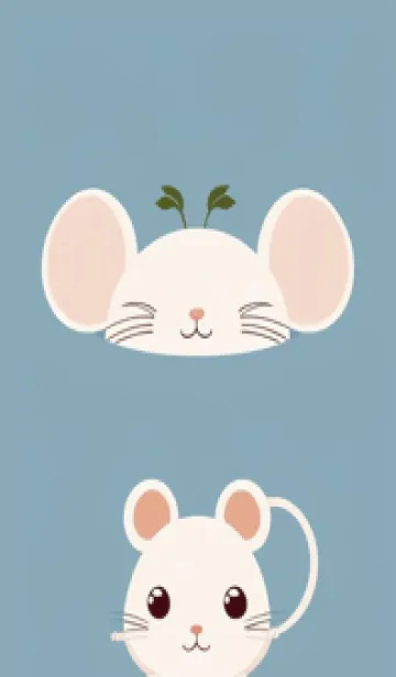 [LINE着せ替え] 快適な良い一日 可愛い小さなマウス PU0KAの画像1