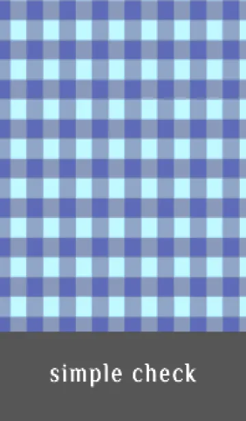 [LINE着せ替え] シンプル チェック 108の画像1