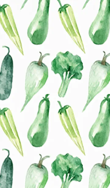 [LINE着せ替え] 【シンプル】お野菜の着せかえ#402の画像1