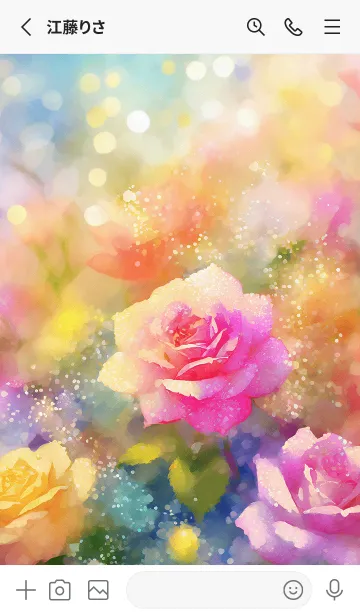 [LINE着せ替え] 薔薇(バラ)の花の着せかえ(R3639)の画像2