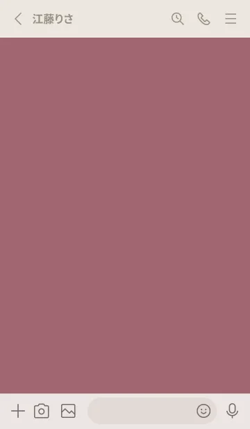 [LINE着せ替え] くすみピンクと手書きシンプル。の画像2