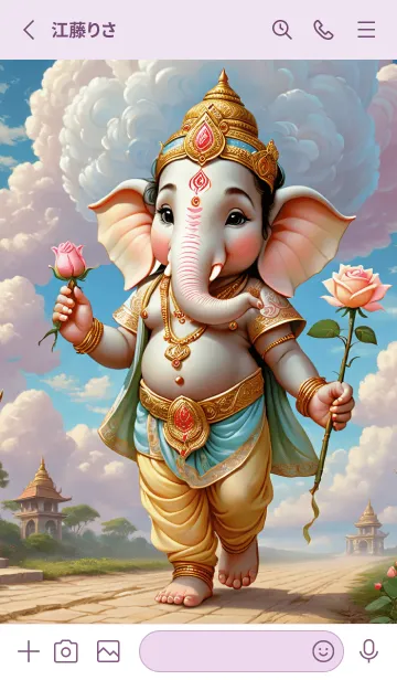 [LINE着せ替え] Ganesha :Smooth & Rich Theme (JP)の画像2