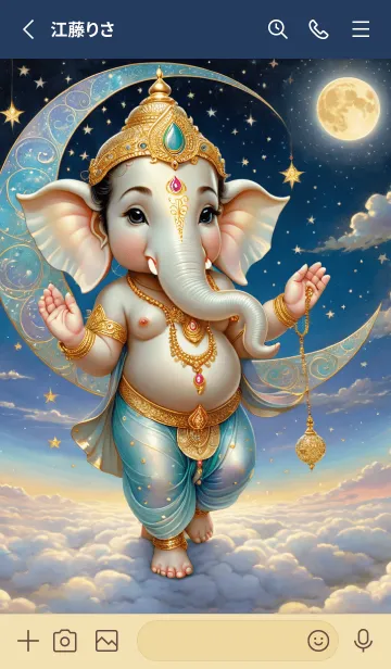 [LINE着せ替え] Ganesha Successful & Rich Theme (JP)の画像2