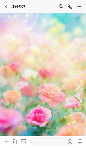 [LINE着せ替え] 薔薇(バラ)の花の着せかえ(R3649)の画像2