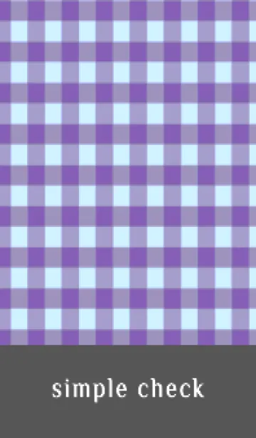[LINE着せ替え] シンプル チェック 109の画像1