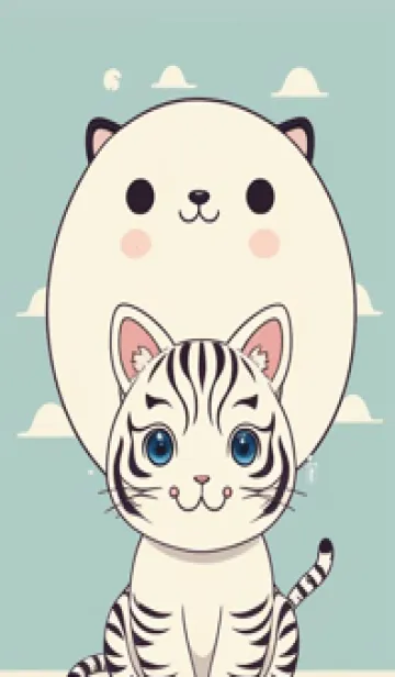 [LINE着せ替え] 可愛い虎は猫ではありません Avvd1の画像1
