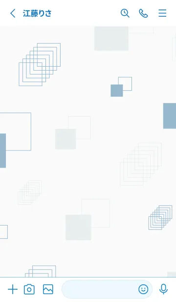 [LINE着せ替え] くすみカラーな四角6の画像2