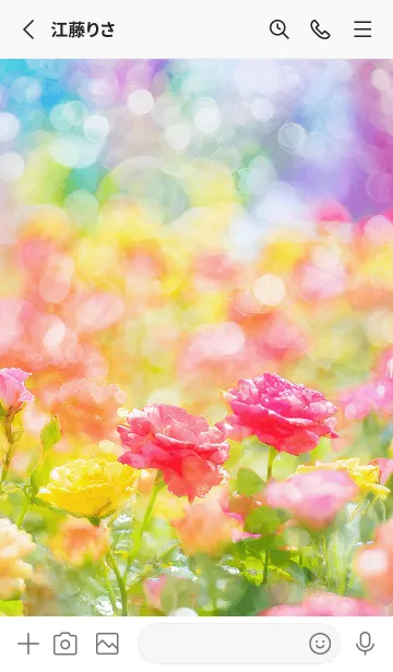 [LINE着せ替え] 薔薇(バラ)の花の着せかえ(R3654)の画像2