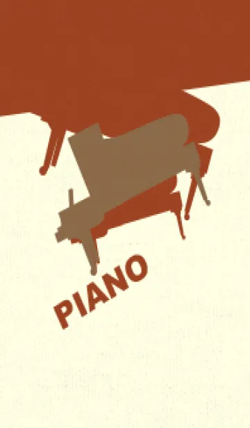 [LINE着せ替え] Piano CLR ブリックレッドの画像1