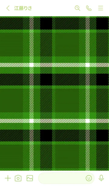 [LINE着せ替え] チェック ハート /15の画像2
