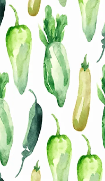 [LINE着せ替え] 【シンプル】お野菜の着せかえ#422の画像1