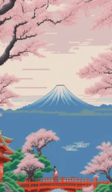 [LINE着せ替え] 浮世絵桜の季節 Ib6xyの画像1