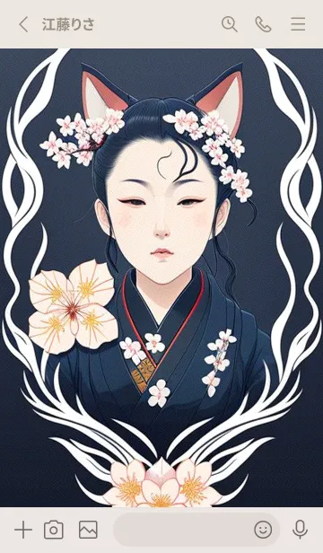 [LINE着せ替え] 浮世絵桜の季節 LvD3fの画像2