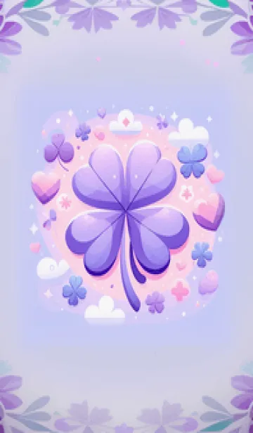 [LINE着せ替え] ラッキークローバーのテーマ 53の画像1