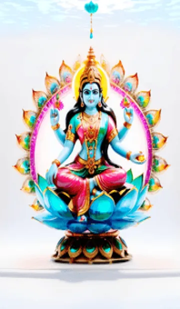 [LINE着せ替え] 女神ラクシュミ、光のテーマ 09の画像1