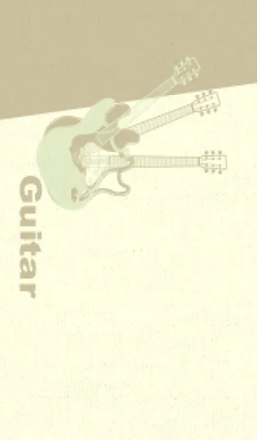 [LINE着せ替え] エレキギター Line  ティーグリーンの画像1