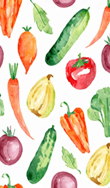 [LINE着せ替え] 【シンプル】お野菜の着せかえ#429の画像1