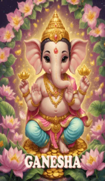 [LINE着せ替え] Ganesha: Rich, rich without quitting(JP)の画像1