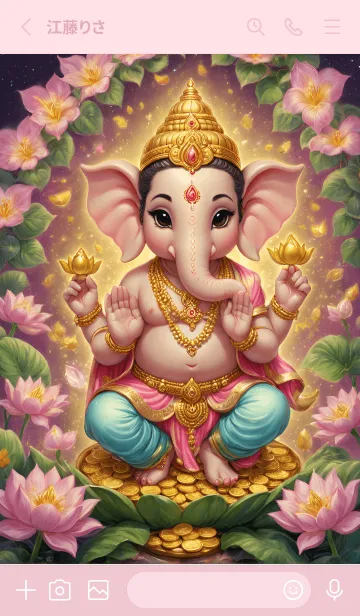 [LINE着せ替え] Ganesha: Rich, rich without quitting(JP)の画像2
