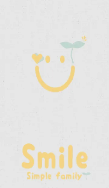 [LINE着せ替え] スマイル＆新芽 天使の画像1