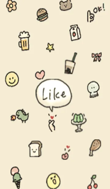 [LINE着せ替え] lemon yellow 好きなもの13_1の画像1