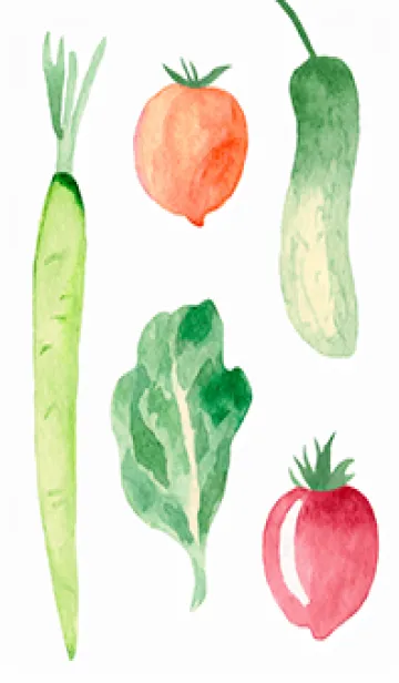 [LINE着せ替え] 【シンプル】お野菜の着せかえ#431の画像1
