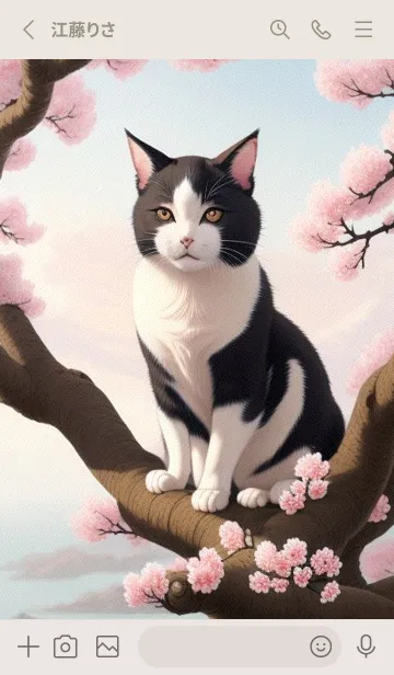 [LINE着せ替え] 浮世絵桜の季節 frycqの画像2