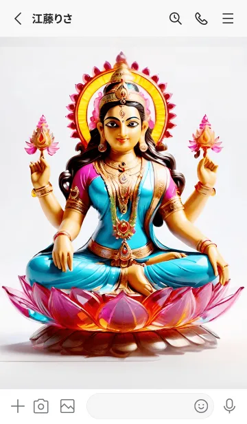 [LINE着せ替え] 女神ラクシュミ、光のテーマ 23の画像2